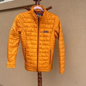 Patagonia Men's Vibrant Orange Puffer Jacket